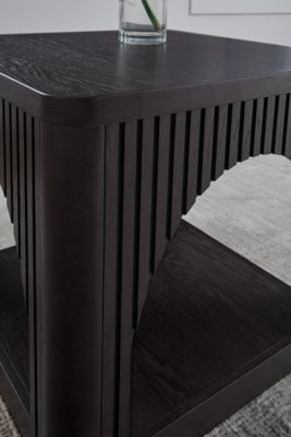 Ashley Yellink Black End Table