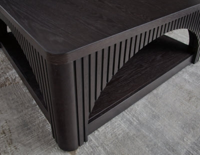Ashley Yellink Black Coffee Table