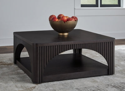 Ashley Yellink Black Coffee Table