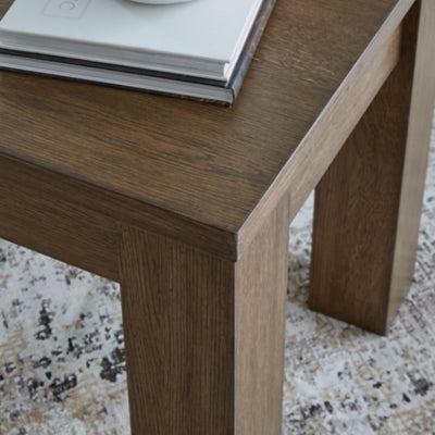 Ashley Rosswain Warm Brown End Table