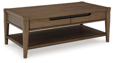 Ashley Roanhowe Brown Coffee Table