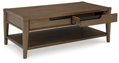 Ashley Roanhowe Brown Coffee Table