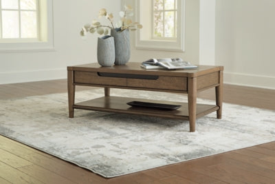 Ashley Roanhowe Brown Coffee Table