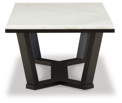 Ashley Fostead White Espresso Coffee Table