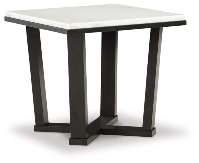 Ashley Fostead White Espresso End Table