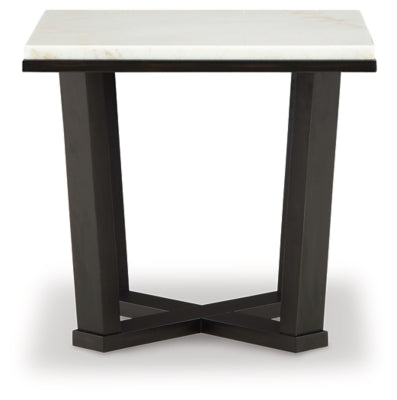 Ashley Fostead White Espresso End Table