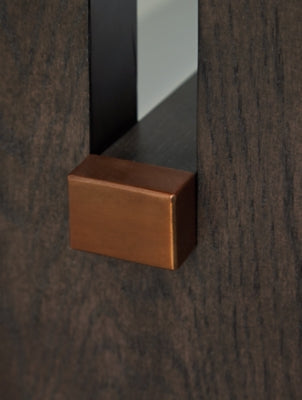 Ashley Burkhaus White Dark Brown Sofa Table