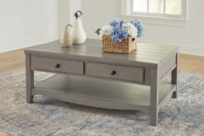 Ashley Charina Antique Gray Coffee Table