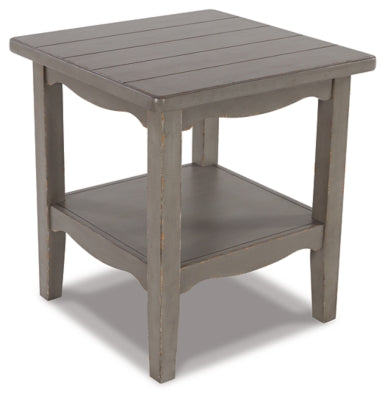 Ashley Charina Antique Gray End Table