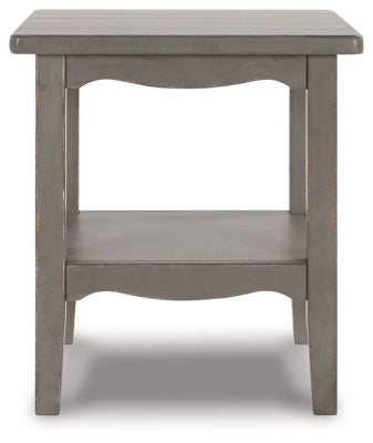 Ashley Charina Antique Gray End Table