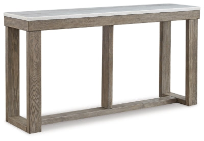 Ashley Loyaska Brown Ivory Sofa Table