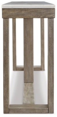 Ashley Loyaska Brown Ivory Sofa Table