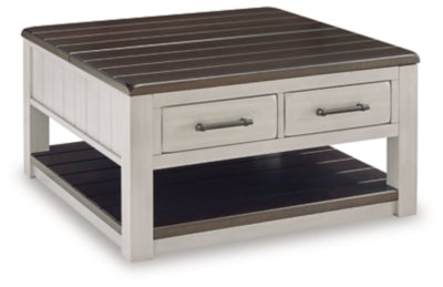 Ashley Darborn Gray Brown Lift-Top Coffee Table