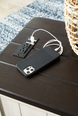 Ashley Darborn Gray Brown Chairside End Table