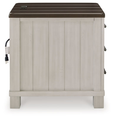 Ashley Darborn Gray Brown Chairside End Table