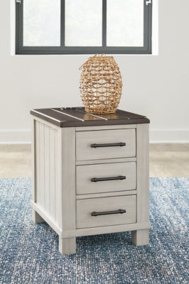 Ashley Darborn Gray Brown Chairside End Table