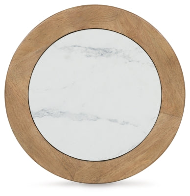 Ashley Camdill Light Brown White End Table