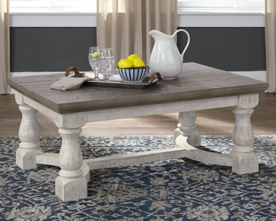 Ashley Havalance Gray White Coffee Table