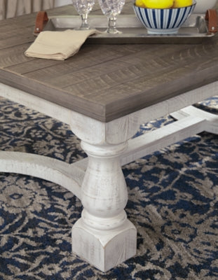 Ashley Havalance Gray White Coffee Table