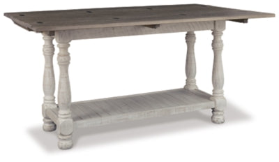 Ashley Havalance Gray White Sofa/Console Table