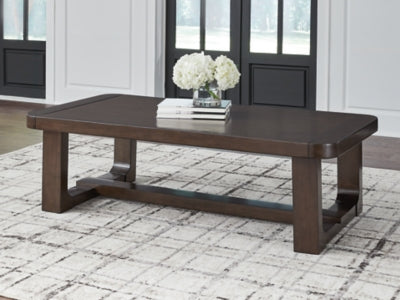 Ashley Breckington Dark Brown Coffee Table