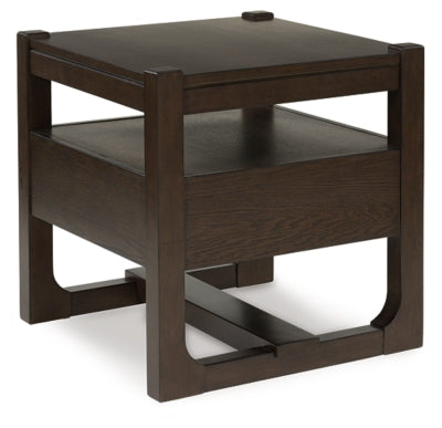 Ashley Breckington Dark Brown End Table