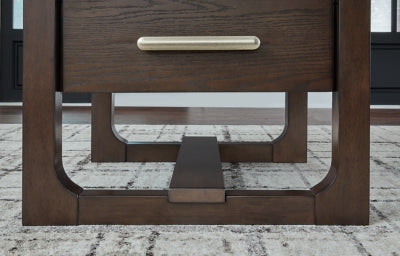 Ashley Breckington Dark Brown End Table
