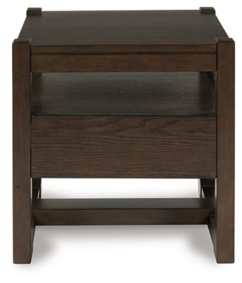 Ashley Breckington Dark Brown End Table