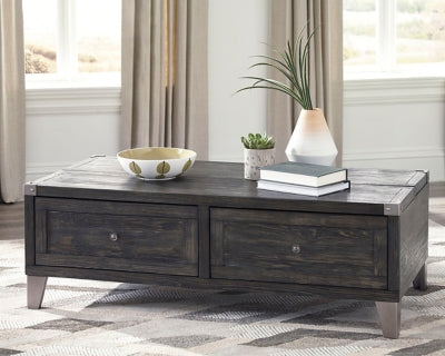 Ashley Todoe Dark Gray Coffee Table with Lift Top