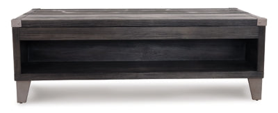 Ashley Todoe Dark Gray Coffee Table with Lift Top