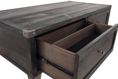 Ashley Todoe Dark Gray Coffee Table with Lift Top