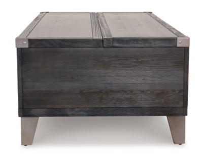 Ashley Todoe Dark Gray Coffee Table with Lift Top