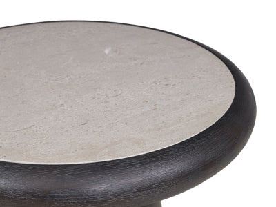 Luxe Bracken French Black End Table