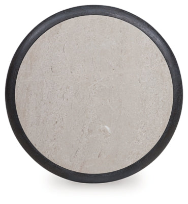 Luxe Bracken French Black End Table