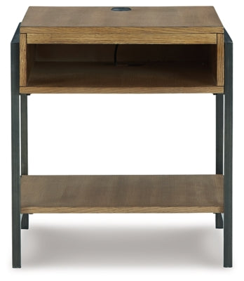 Ashley Fridley Brown Black End Table