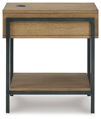 Ashley Fridley Brown Black End Table