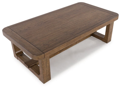 Ashley Cabalynn Light Brown Coffee Table
