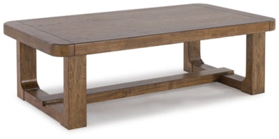 Ashley Cabalynn Light Brown Coffee Table