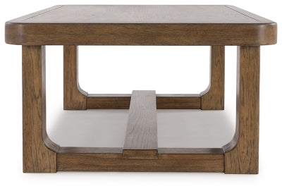 Ashley Cabalynn Light Brown Coffee Table