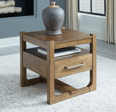 Ashley Cabalynn Light Brown End Table