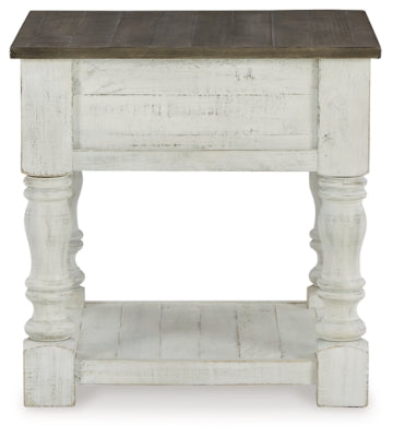Ashley Havalance White Gray End Table