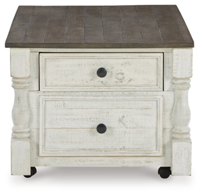 Ashley Havalance White Gray Lift-Top Coffee Table