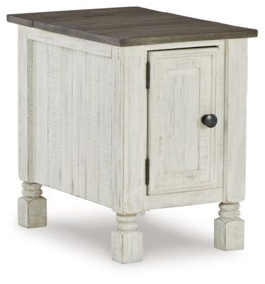 Ashley Havalance White Gray Chairside End Table