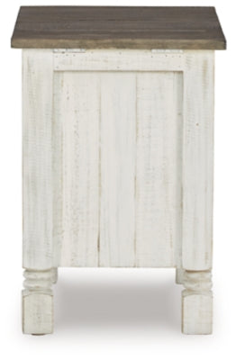 Ashley Havalance White Gray Chairside End Table