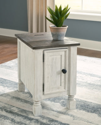 Ashley Havalance White Gray Chairside End Table