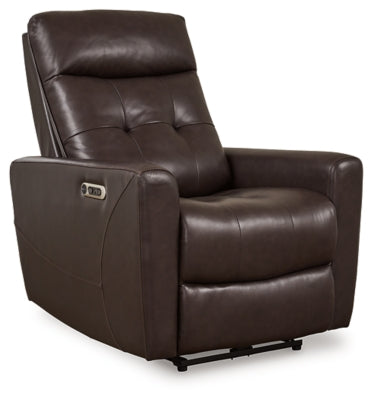 Ashley Pisgham Chocolate Power Recliner