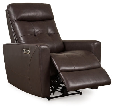 Ashley Pisgham Chocolate Power Recliner