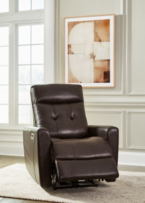 Ashley Pisgham Chocolate Power Recliner