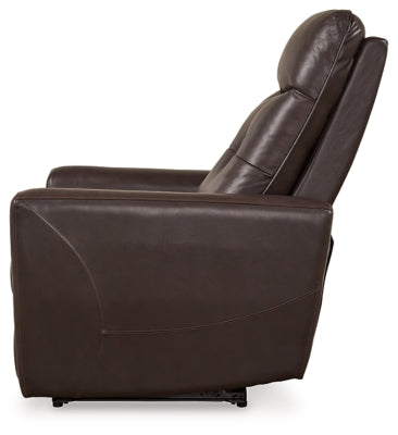 Ashley Pisgham Chocolate Power Recliner