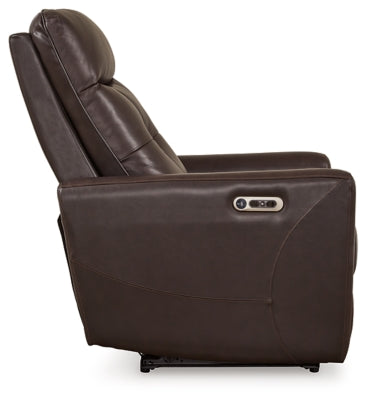 Ashley Pisgham Chocolate Power Recliner